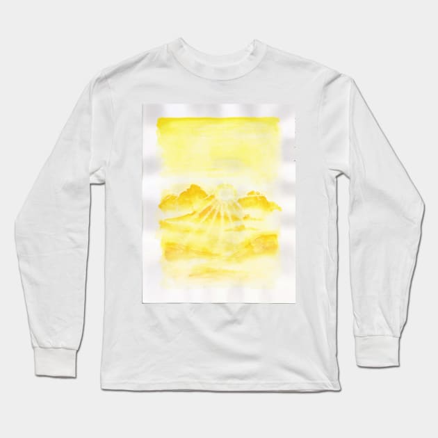 Sunny Skies Long Sleeve T-Shirt by Artbynikitachawda